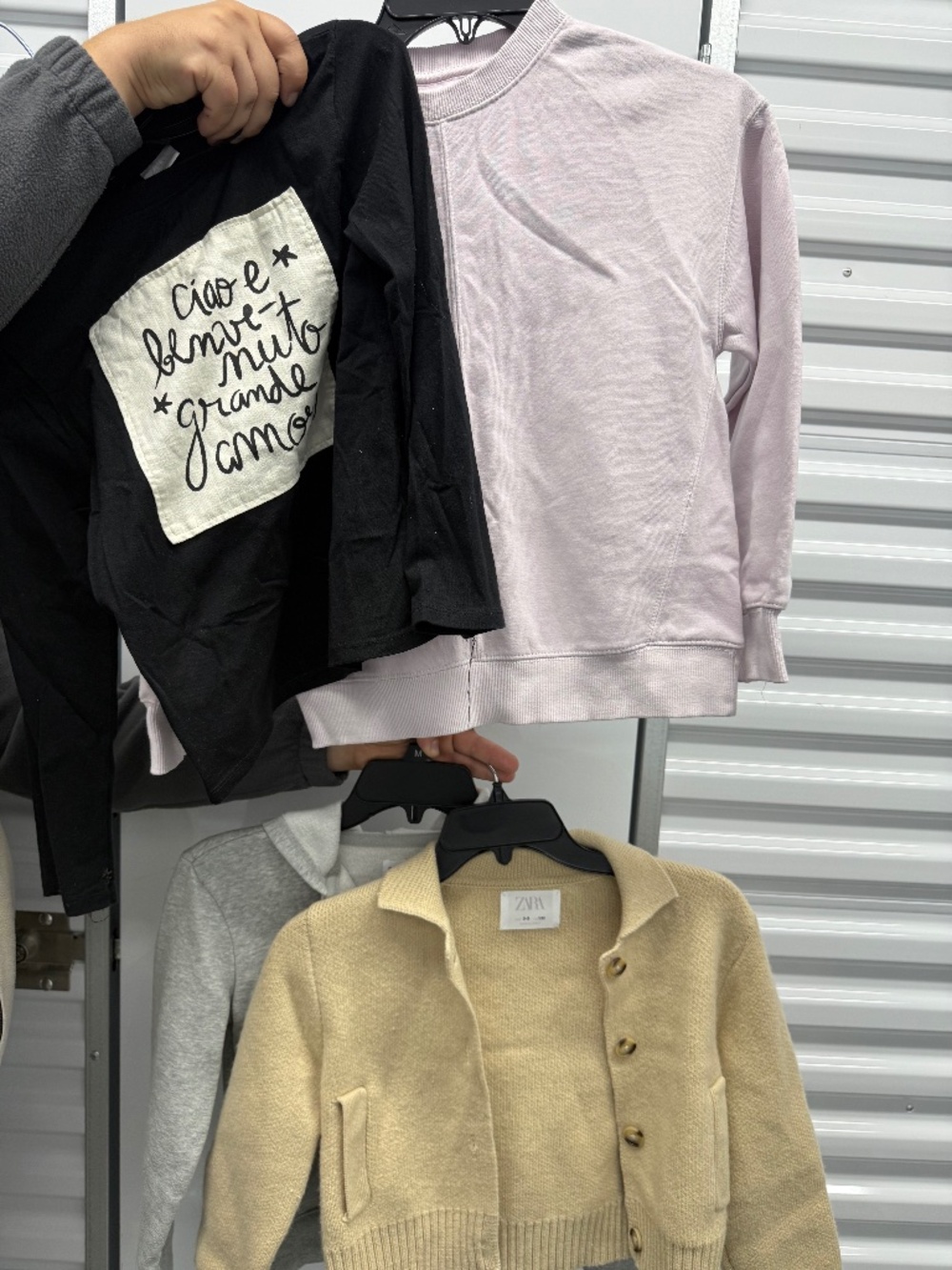 Girls Size 8-9 Clothing Lot Zara GAP 4 Pieces Sweaters Tops